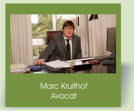 Maître Marc Kruithof. Avocat.