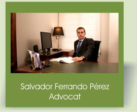 Salvador Ferrando Pérez. Advocat.